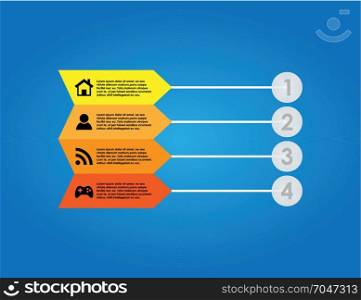 Simple infographic vector concept