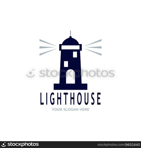 Simple Lighthouse icon  sign  logo