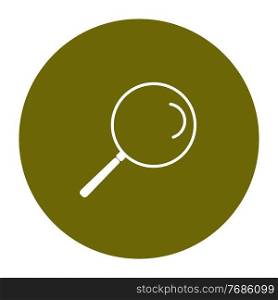 Simple Line Icon sign - search for your business. Magnifier. Vector Illustration. EPS10. Simple Line Icon sign - search for your business. Magnifier. Vector Illustration