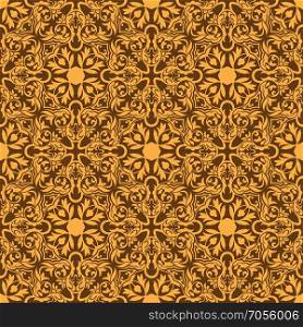 Simple orange seamless wallpaper pattern vector illustration. Orange seamless pattern
