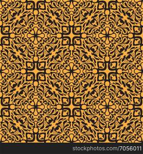 Simple orange seamless wallpaper pattern vector illustration. Orange seamless pattern