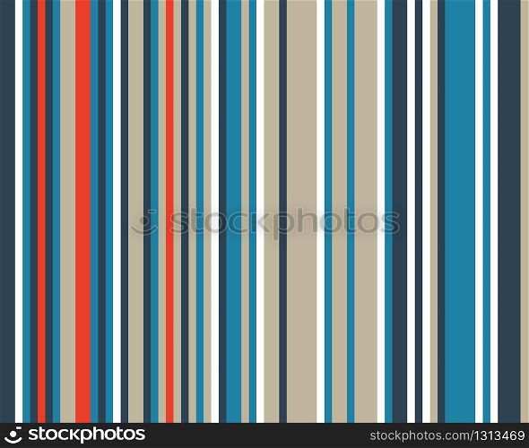 Simple pattern of colored lines, seamless abstract geometric background