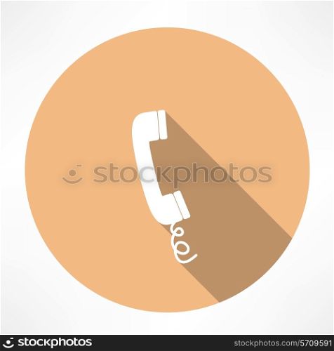 simple phone icon. Flat modern style vector illustration