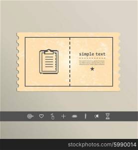 Simple pixel icon paper holder. Vector design.. Simple pixel icon paper holder. Vector design