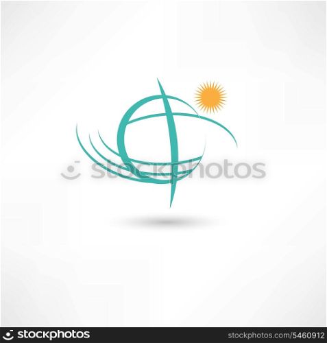 simple planet symbol