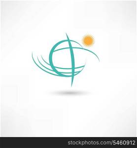 simple planet symbol