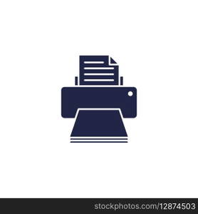 Simple Printer Icon Vector Template