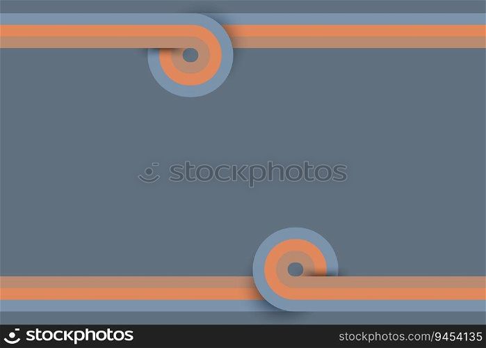 Simple retro background with rounded striped. Vector illustration. Eps 10. Stock image.. Simple retro background with rounded striped. Vector illustration. Eps 10.
