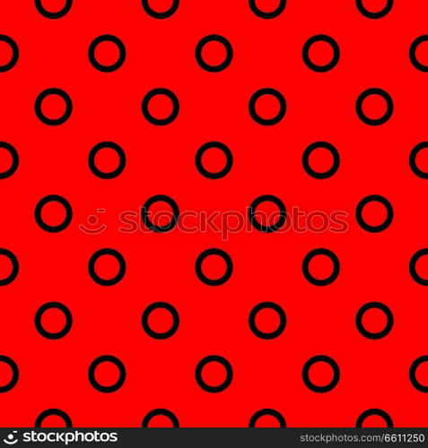 Simple seamless circle pattern