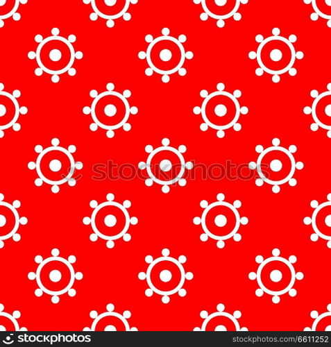 Simple seamless circle pattern