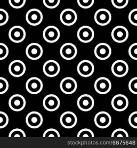 Simple seamless circle pattern