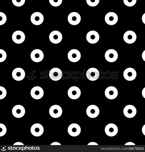 Simple seamless circle pattern