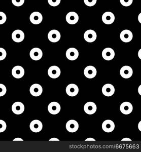 Simple seamless circle pattern