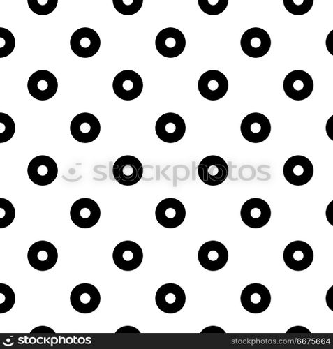 Simple seamless circle pattern