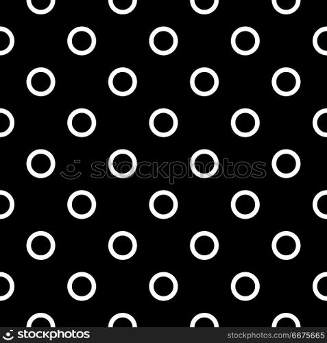 Simple seamless circle pattern