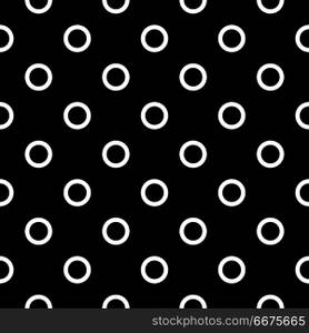 Simple seamless circle pattern