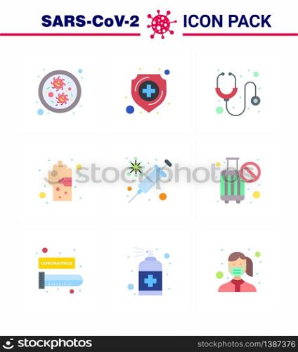 Simple Set of Covid-19 Protection Blue 25 icon pack icon included flu, hygiene, hospital, hand, dirty viral coronavirus 2019-nov disease Vector Design Elements
