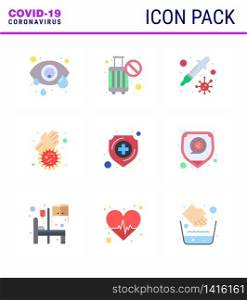 Simple Set of Covid-19 Protection Blue 25 icon pack icon included healthcare, virus, dropper, covid, bacteria viral coronavirus 2019-nov disease Vector Design Elements