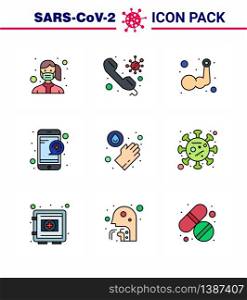 Simple Set of Covid-19 Protection Blue 25 icon pack icon included question, medical, on, body building, hand viral coronavirus 2019-nov disease Vector Design Elements