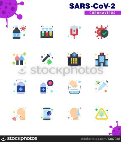 Simple Set of Covid-19 Protection Blue 25 icon pack icon included transmitters, spread, bottle, coronavirus, protection viral coronavirus 2019-nov disease Vector Design Elements