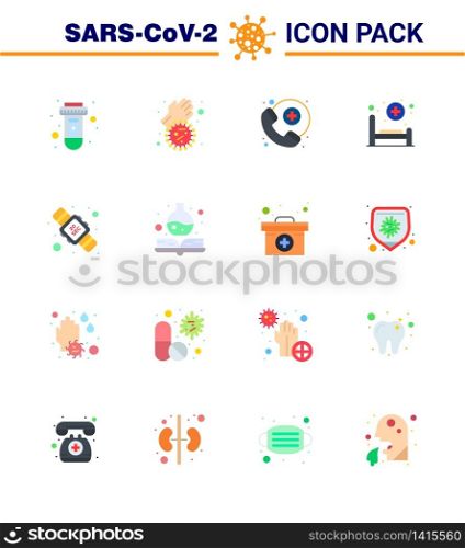 Simple Set of Covid-19 Protection Blue 25 icon pack icon included twenty, hands hygiene, doctor on call, care, hospital viral coronavirus 2019-nov disease Vector Design Elements