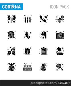 Simple Set of Covid-19 Protection Blue 25 icon pack icon included virus, vacation, call, travel, call viral coronavirus 2019-nov disease Vector Design Elements