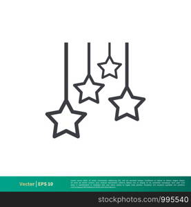 Simple Star Shape Icon Vector Logo Template Illustration Design. Vector EPS 10.