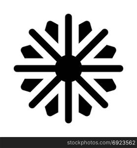Simple star snowflake