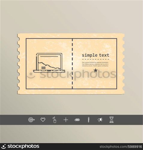 Simple stylish laptop pixel icon. Vector design.. Simple stylish laptop pixel icon. Vector design