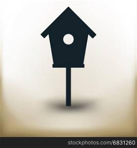 Simple symbolic image of an bird house