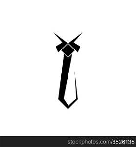 simple tie logo vector template