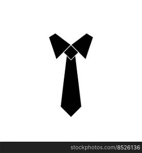 simple tie logo vector template