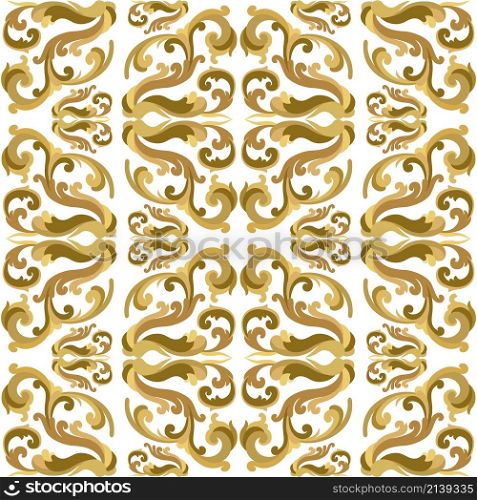 Simple Traditional Ornament Art Deco Seamless Pattern Design