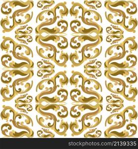 Simple Traditional Ornament Art Deco Seamless Pattern Design
