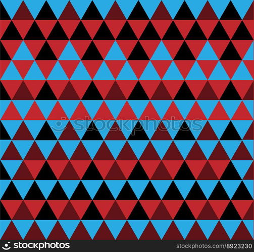 Simple triangle pattern vector image