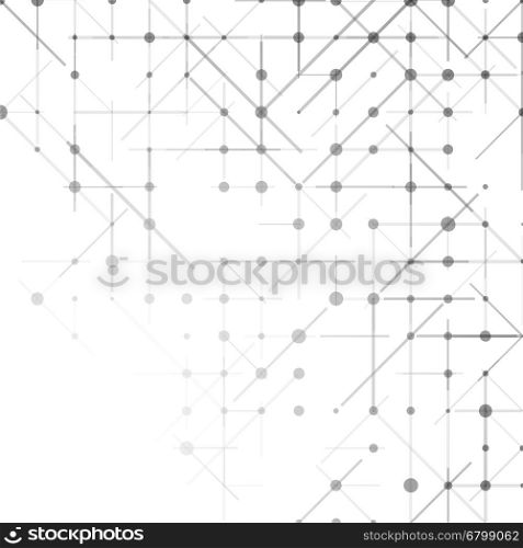 Simple triangular pattern. Geometric simple minimalistic background. Triangles dotted pattern. Vector illustration