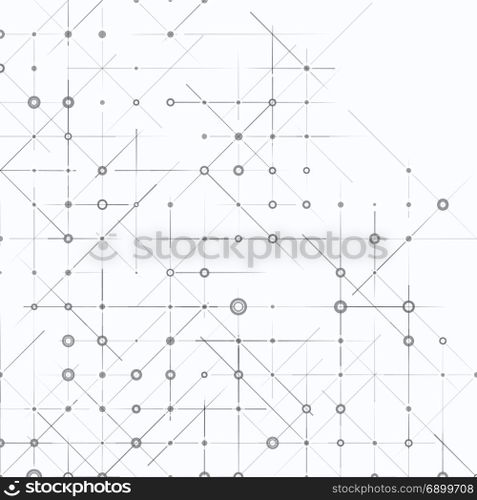 Simple triangular pattern. Geometric simple minimalistic background. Triangles dotted pattern. Vector illustration