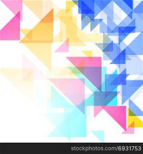 Simple triangular pattern. Geometric simple minimalistic background. Triangles Vector illustration