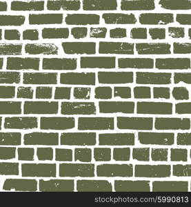 Simple vector background of old brickwork design.. Simple vector background of old brickwork design