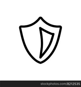 Simple vector icons. Flat illustration on a theme shield. Set of black vector icons, isolated against white background. Flat illustration on a theme shield
