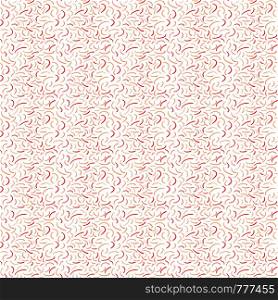 Simple vector seamless background. Modern pattern with random curved strokes. Simple vector seamless background. Modern pattern with random strokes.