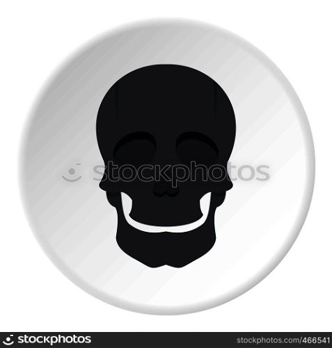 Singer mask icon in flat circle isolated on white background vector illustration for web. Singer mask icon circle
