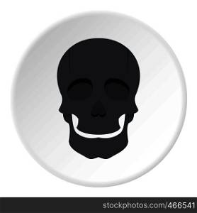 Singer mask icon in flat circle isolated on white background vector illustration for web. Singer mask icon circle