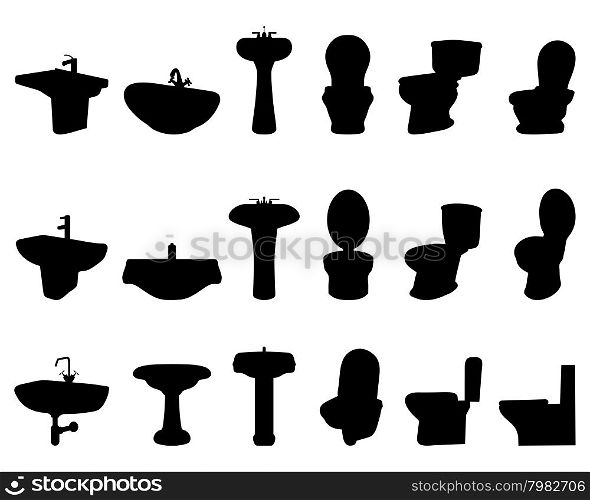sinks and toilet