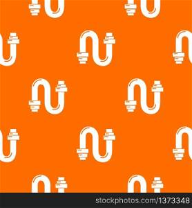 Siphon pattern vector orange for any web design best. Siphon pattern vector orange