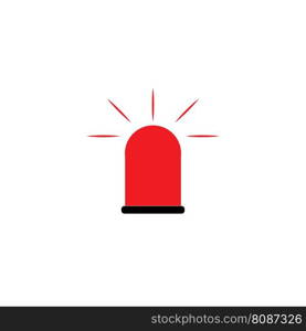 siren emergency icon vector illustration template design