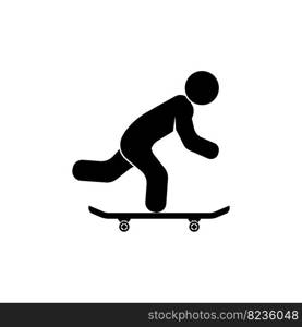 Skate board icon vector illustration design and background