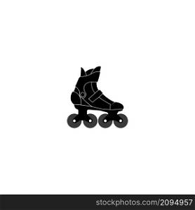skate icon vector illustration logo design