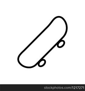 Skateboard icon trendy