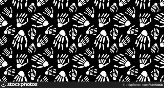 Skeleton hand seamless pattern. bones pattern. Design for Halloween and day of the Dead. Skeleton hand seamless pattern